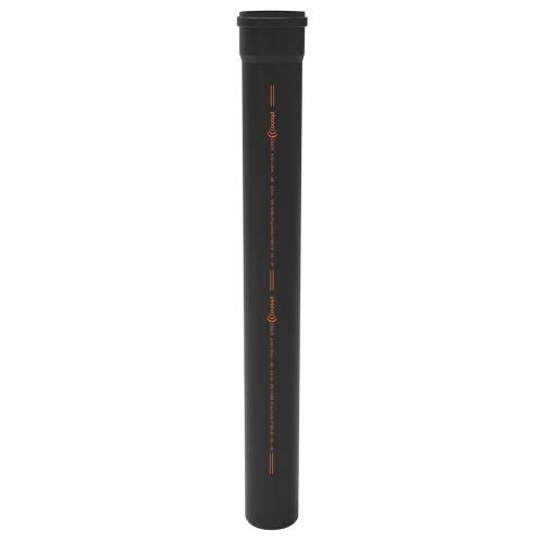 Tubo Phono Black Redi DIAMETRO 100 Innesto NERO VARI METRI