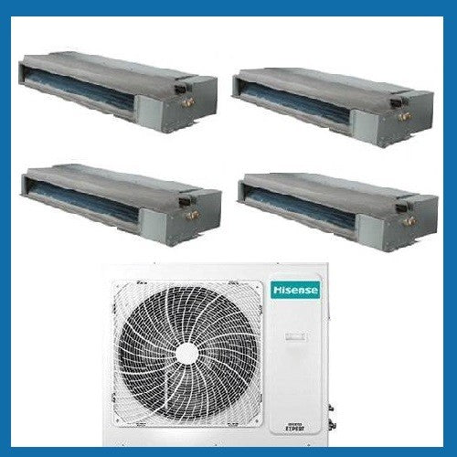 Condizionatore Climatizzatore Hisense Quadri Split Inverter Canalizzato 9000+9000+12000+18000 Con 5AMW105U4RQC