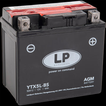 Batteria Per Moto Landport Modello YTR5L-BS Con Tecnologia Absorbent Glass Mat