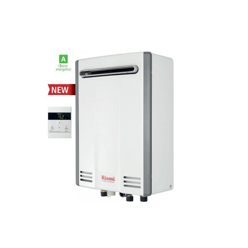 Scaldabagno a Gas Rinnai Infinity 20E Esterno GPL a Camera Aperta
