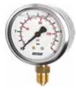 MAMOMETRO A BAGNO DI GLICERINA DN 63 ATTACCO RADIALE