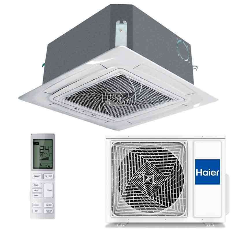 Condizionatore Climatizzatore Haier Monosplit Round Flow 48000 BTU R-32 ABH140K1ERG Trifase Pannello Incluso WI-FI Optional
