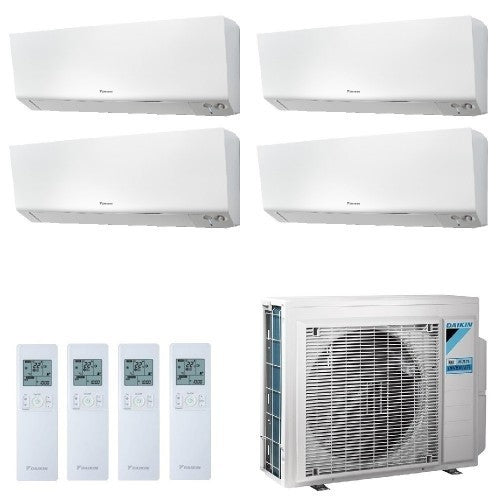 Condizionatore Climatizzatore Daikin Quadri Split Inverter FTXM/R Perfera R-32 Bluevolution 9+9+9+12 Con 4MXM68M WiFi Incluso