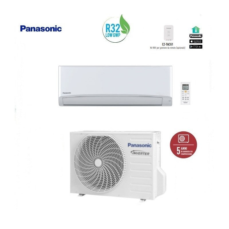 Condizionatore Climatizzatore  Panasonic Serie TZ Inverter Standard CS-TZ35ZKEW R-32 12000 BTU