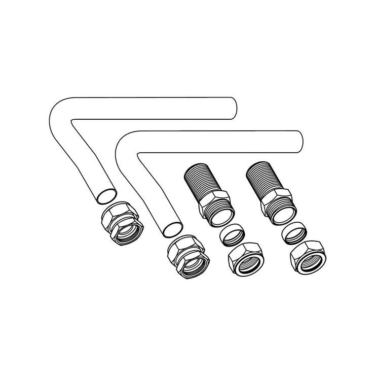 Set Tubi Riscaldamento con Raccordi Vaillant Accessori per Caldaia a Condensazione 0020218552