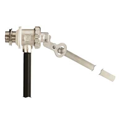 Galleggiante Silenzioso in Ottone Con Asta Regolabile Piatta, tipo A Varie Misure