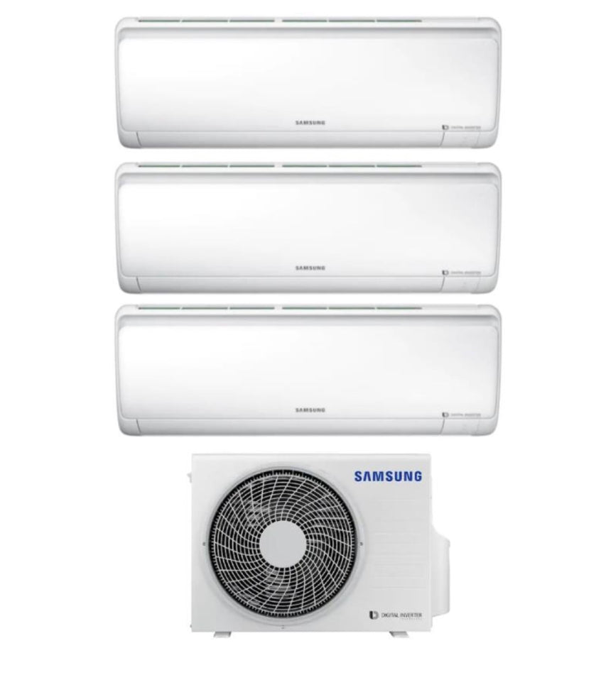 Condizionatore Climatizzatore trial split Samsung inverter 9+9+9 Maldives Quantum R-32 9000+9000+9000 BTU con AJ052RCJ3EG/EU
