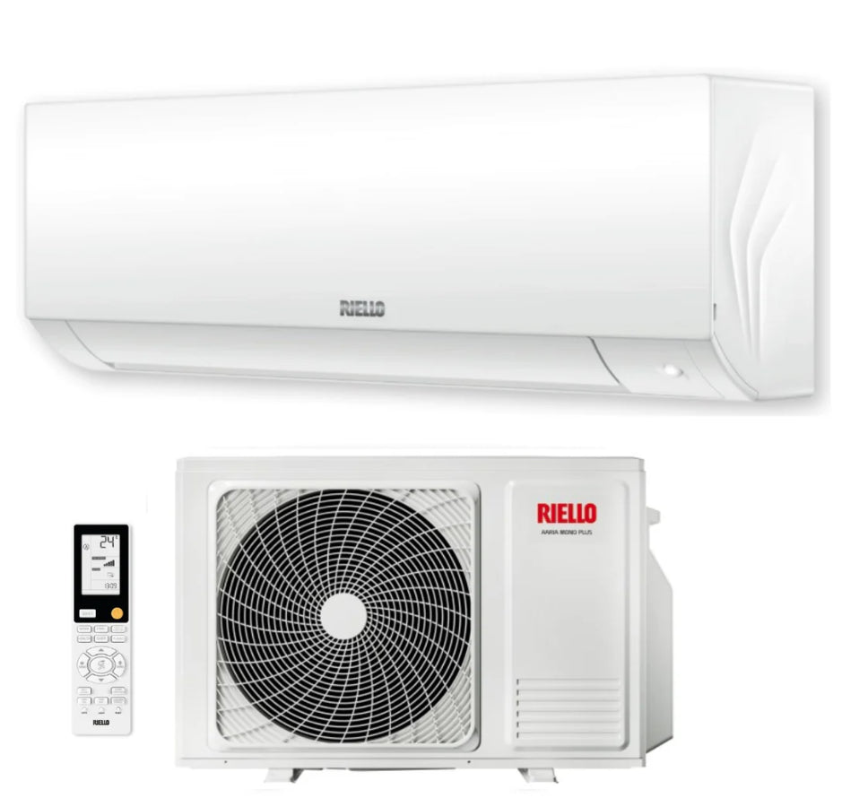 Condizionatore Climatizzatore Riello Monosplit Inverter Aaria Mono Plus I R-32 12000 BTU AMW 35 PI Wi-Fi Integrato Codice 20211068