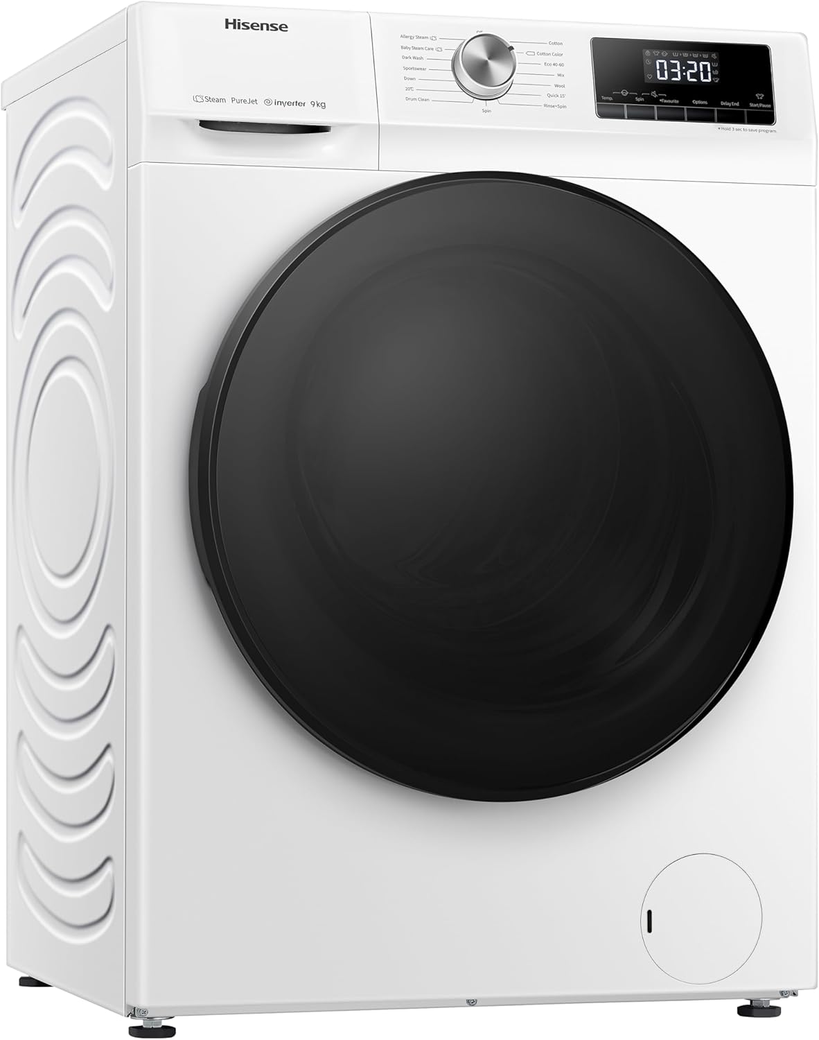 Lavatrice Libera Installazione Caricamento Frontale Hisense WFQA9014EVJM 9 kg 1400 Giri/min Classe A