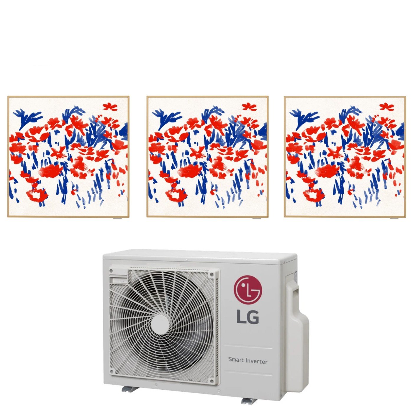 Condizionatore Climatizzatore LG Trial Split Inverter R-32 Artcool Gallery Photo 9000+9000+9000 Btu Con MU3R19 Wi-Fi Integrato