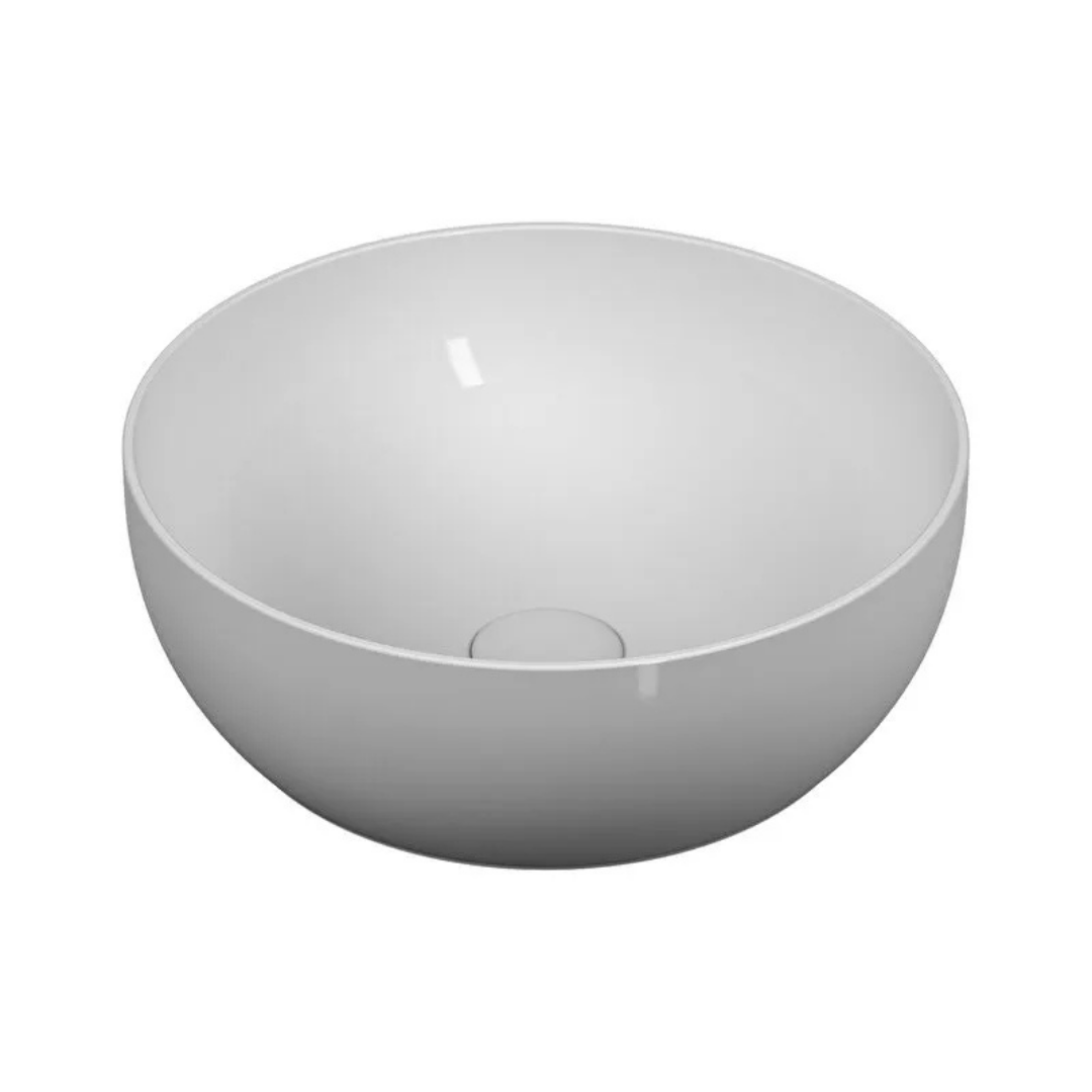VITRA Lavabo Tondo da Appoggio Serie Outline Modello Catino Round - 40cm Cod. 5992B - Vari Colori