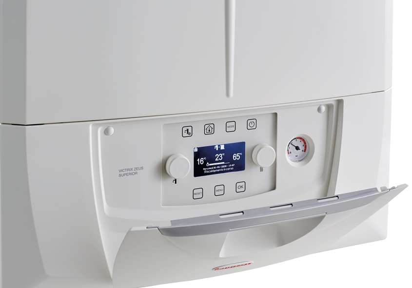 Caldaia Immergas Victrix Zeus Superior 30 KW Con Boiler A Condensazione Completa Di Kit Per Scarico Fumi GPL - NEW ERP