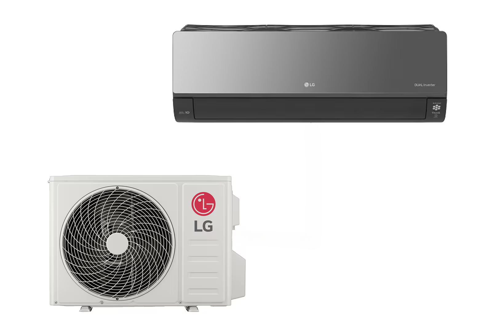 Condizionatore Climatizzatore LG Monosplit Inverter R-32 ARTCOOL Mirror UV Nano 12000 BTU Wifi integrato AC12BK.NSJ