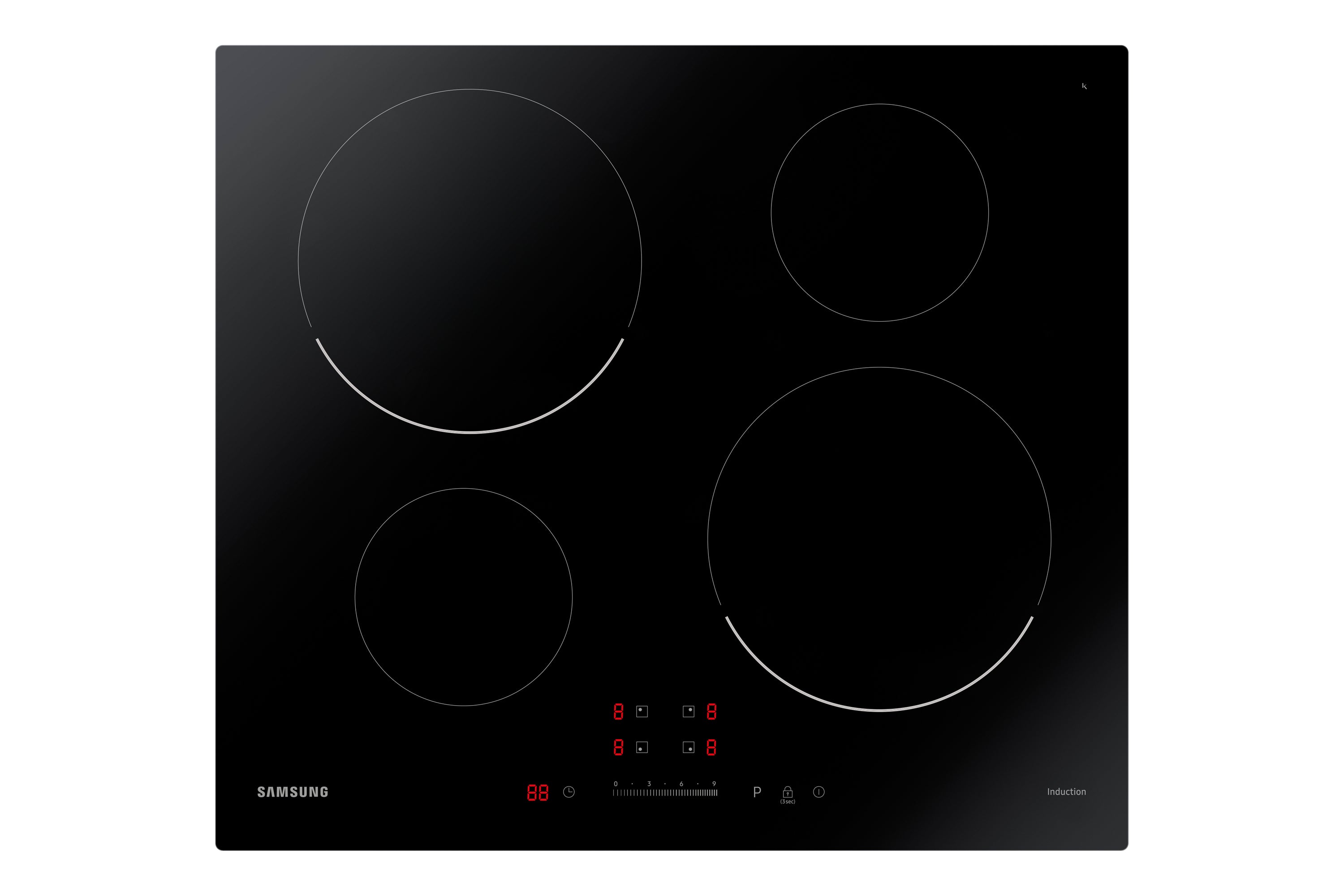 Piano Cottura a Induzione Da Incasso Samsung NZ64T3707AK 60cm Nero 4 Zone
