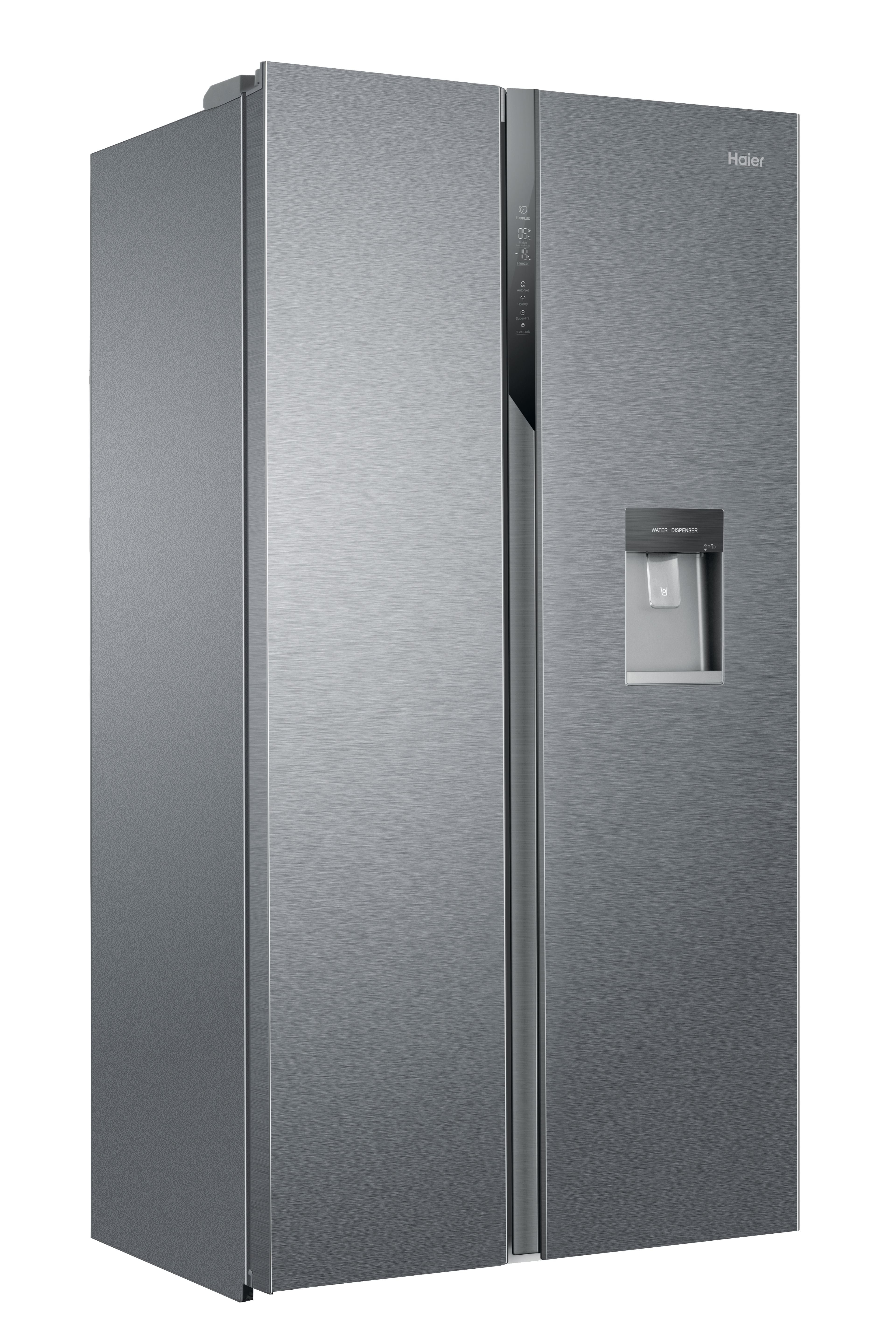 Frigorifero Side-By-Side Libera Installazione Haier SBS 90 Serie 3 HSR3918EWPG 521 L E Argento