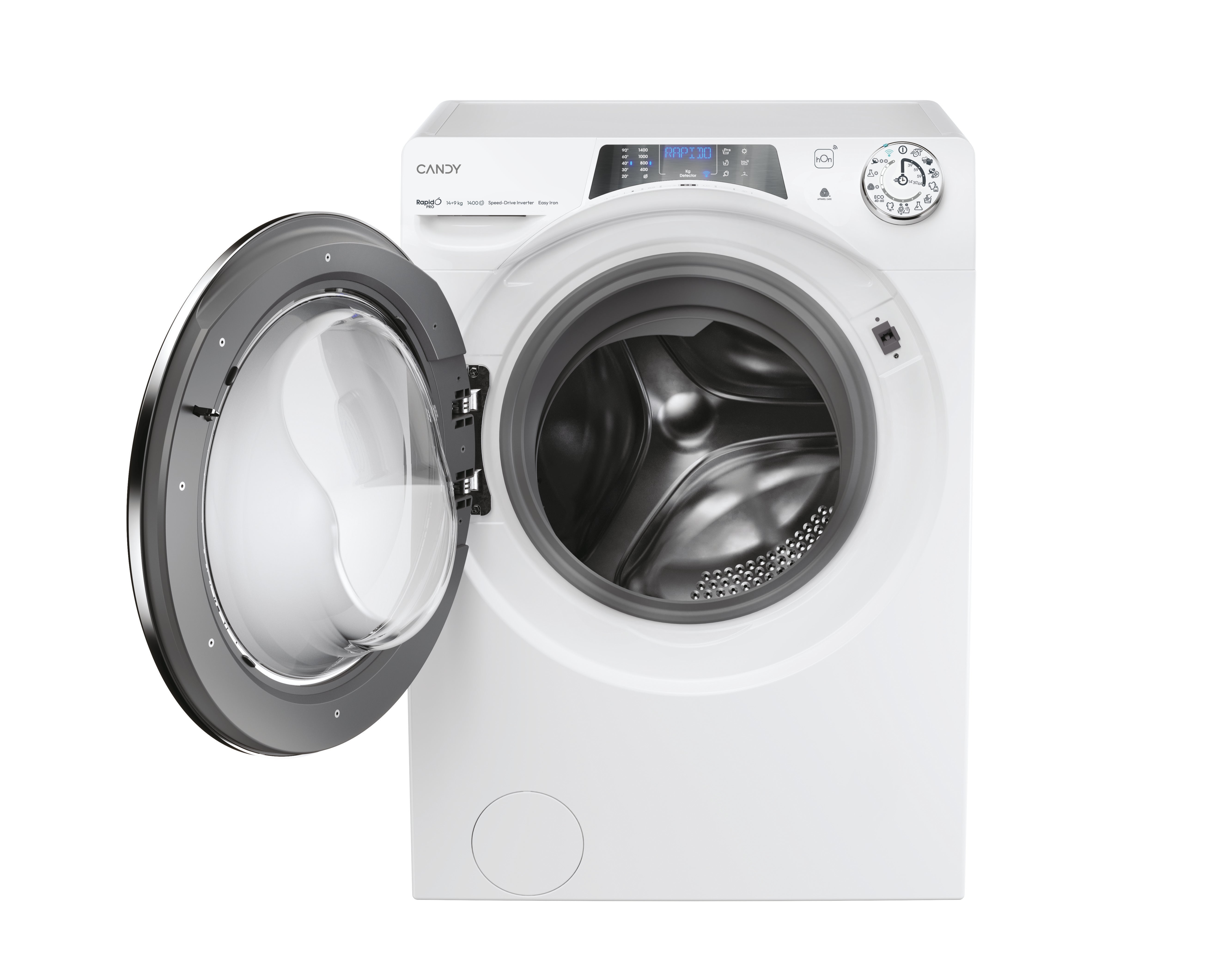 Lavasciuga Libera Installazione Caricamento Frontale Candy RapidÓ PRO RPW41496BWMBC-S 14/9Kg Bianco Classe F