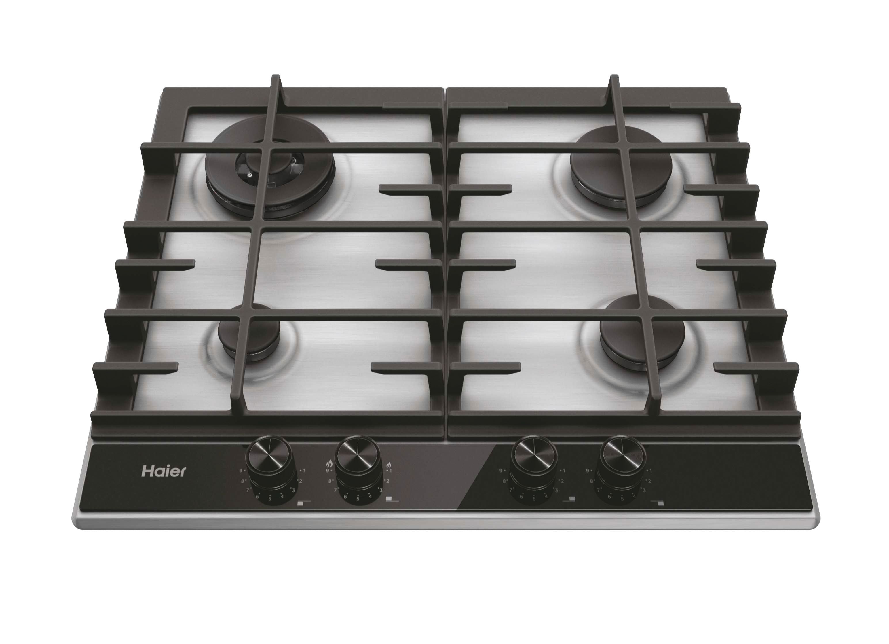Piano Cottura a Gas Da Incasso Haier Series 4 HAHG6BR4XH Acciaio Inox 59.5 cm 4 Fornello(i)