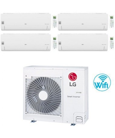 Image of Condizionatore Climatizzatore LG Quadri Split Inverter Libero Smart R-32 Wi-Fi 9000+12000+12000+12000 BTU Con MU4R27 U40
