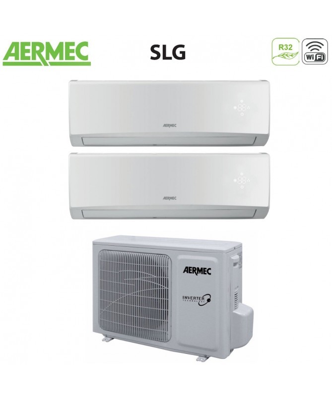 Condizionatore Climatizzatore Aermec Monosplit Inverter R-32 Modello SLG 9000 BTU SLG250W Wi-Fi Optional