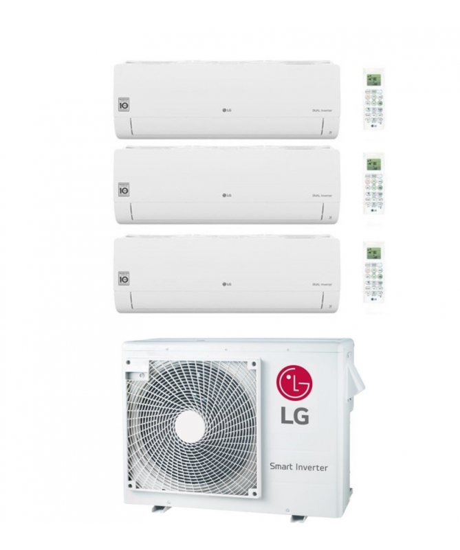 Condizionatore Climatizzatore LG Dual Split Gallery R-32 9000+9000 Con MU2R15 UL0