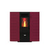 Stufa a pellet King Slim 9 kW Mod. 10C Canalizzata Bordeaux