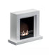 TECNOAIR SYSTEM Camino a Bioetanolo Ruby da Pavimento Modello CAMOGLI Da 2,0 kW - Colore Bianco
