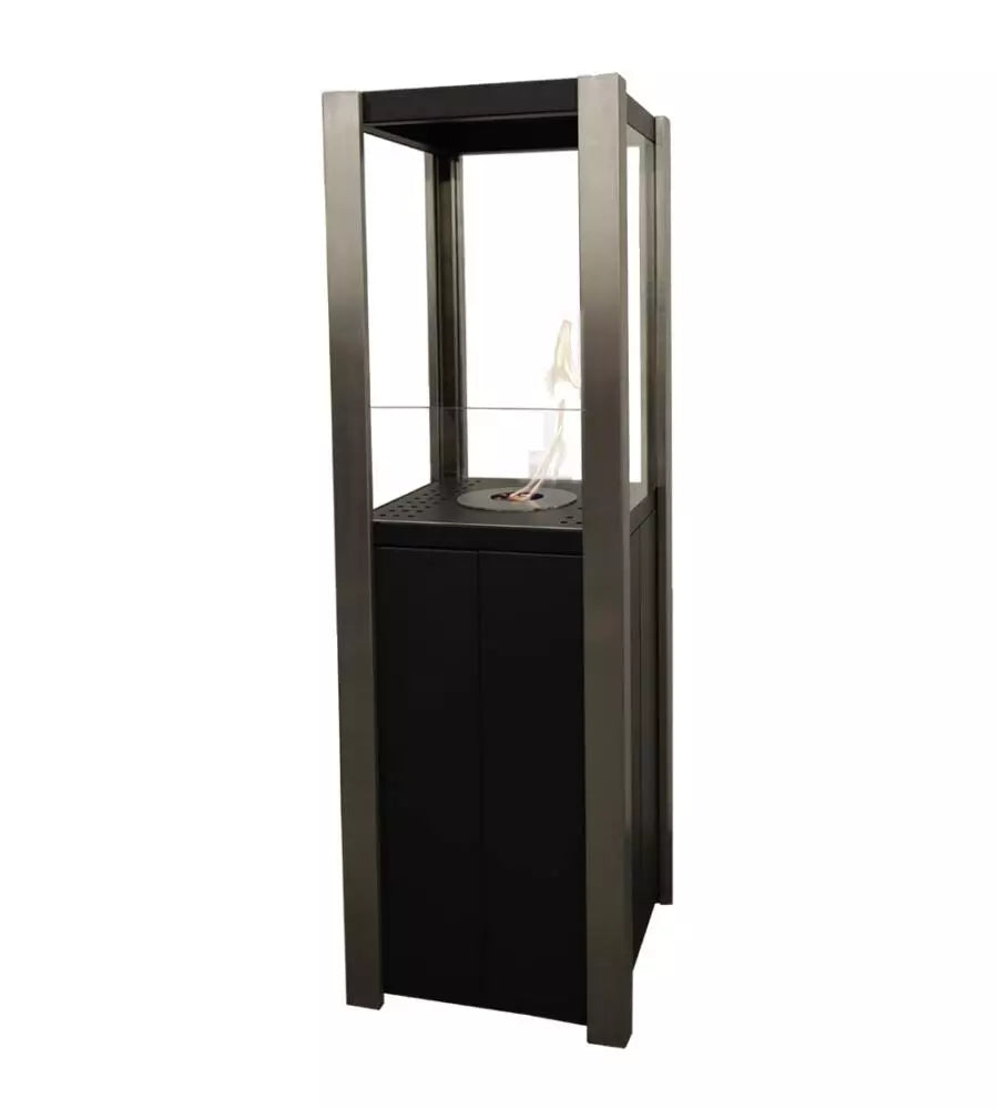 TECNOAIR SYSTEM Camino a Bioetanolo Ruby da Pavimento Modello NEVADA Da 1,5 kW - Colore Nero