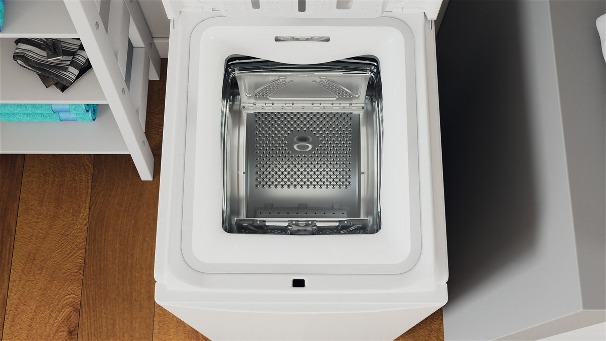 Lavatrice a Libera Installazione Caricamento dall'Alto Indesit Turn&GO BTW B7231P IT 7 kg 1200 Giri/min Bianco