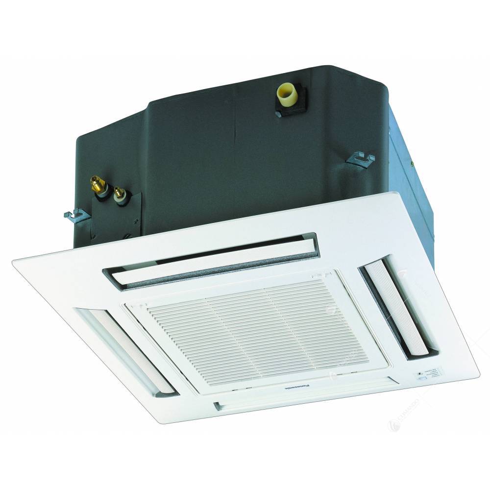 Condizionatore Climatizzatore Panasonic Dual Split Inverter a Cassetta 60x60 R-32 12000+12000 12+12 Con CU-3Z52TBE