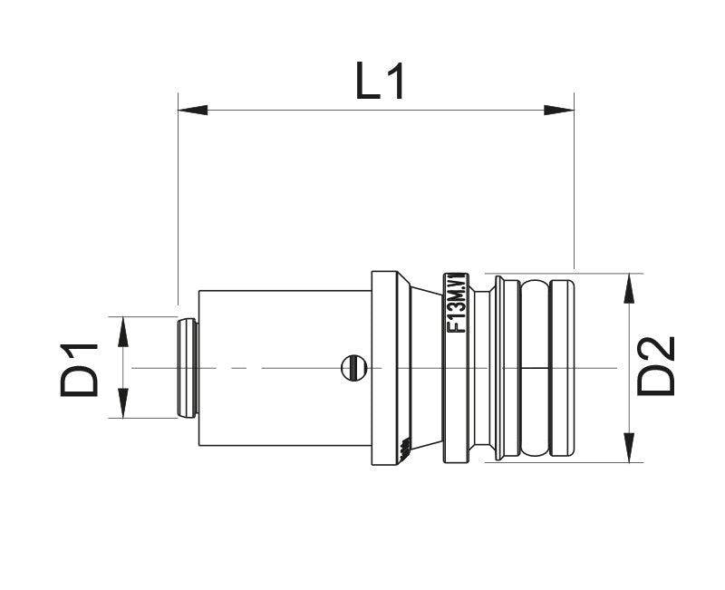TECO Raccordi Per Tubi Multistrato Valsir PEXAL BRASS F14 M 32 x 3,0 - Cod. RF14M32101VA (5 pz.)