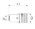 TECO Raccordi Per Tubi Multistrato Valsir PEXAL BRASS F14 M 32 x 3,0 - Cod. RF14M32101VA (5 pz.)