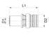 TECO Raccordi Per Tubi Multistrato Ivar MULTI•PRESS F13 M 20 x 2,0 - Cod. 511118MP (5 pz.)