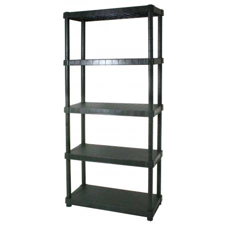 scaffale resina 5 ripiani cm.90x40x188h