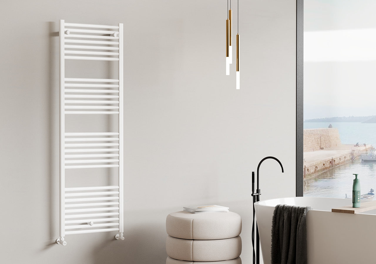 CORDIVARI Scaldasalviette Lisa 22 - Varie Misure - Verniciato BIANCO R01-RAL 9010