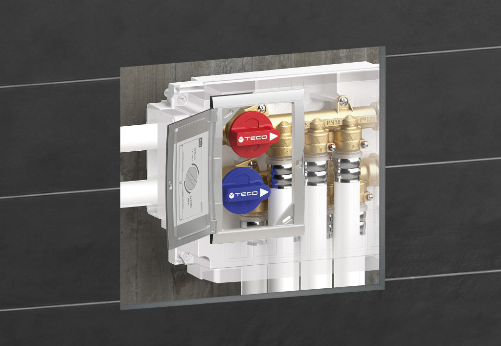 TECO Kit Collettore Sanitario Con Intercettazione Generale da Incasso Modello K4.2 - Cod. K402BF10100