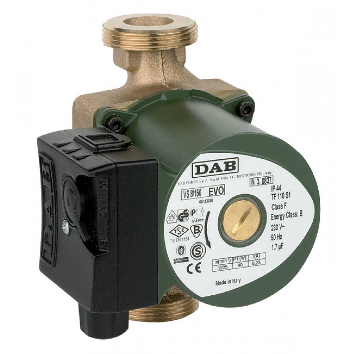 Circolatore Dab VS 8/150 M Rotore Bagnato Ricircolo Acqua Sanitaria