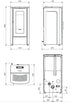 Stufa A Pellet La Nordica Extraflame Modello DAHIANA 5.0 Da 10 kW Colore Bordeaux