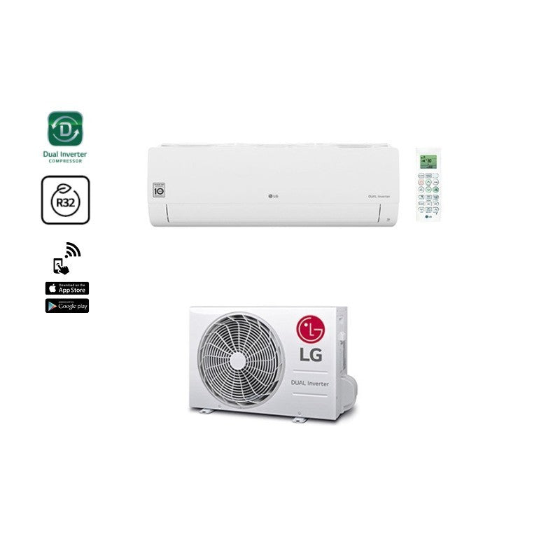Condizionatore Climatizzatore LG Monosplit Inverter Libero Smart R-32 Wi-Fi 9000 BTU S09ET NSJS