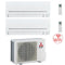 Condizionatore Climatizzatore Mitsubishi Electric MSZ-APVGK Dual Split Inverter R32 Wi-Fi 9000+12000 Con MXZ-2F53VF