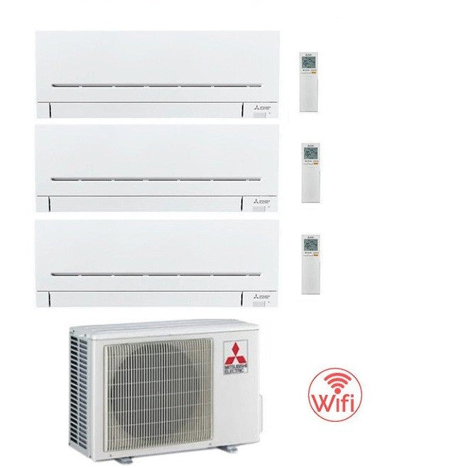 Condizionatore Climatizzatore Mitsubishi Electric MSZ-APVGK Trial Split Inverter R32 Wi-Fi 7000+9000+12000 Con MXZ-3F68VF