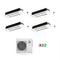 Condizionatore Climatizzatore Mitsubishi Electric Quadri Split Cassetta 1 Via MLZ-KP 9000+9000+12000+12000 Con MXZ-4F72VF