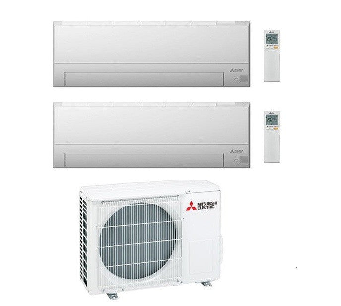 Condizionatore Climatizzatore Mitsubishi Electric Dual Split MSZ-BT R32 7000+7000 Con MXZ-2F42VF4 Wi-Fi
