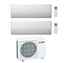 Condizionatore Climatizzatore Mitsubishi Electric Dual Split MSZ-BT R32 7000+12000 Con MXZ-2F42VF4 Wi-Fi