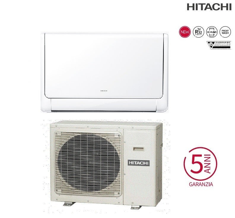 Condizionatore Climatizzatore Hitachi Monosplit Inverter Akebono a Pavimento R32 12000 BTU RAF-35RXE Wi-Fi Optional