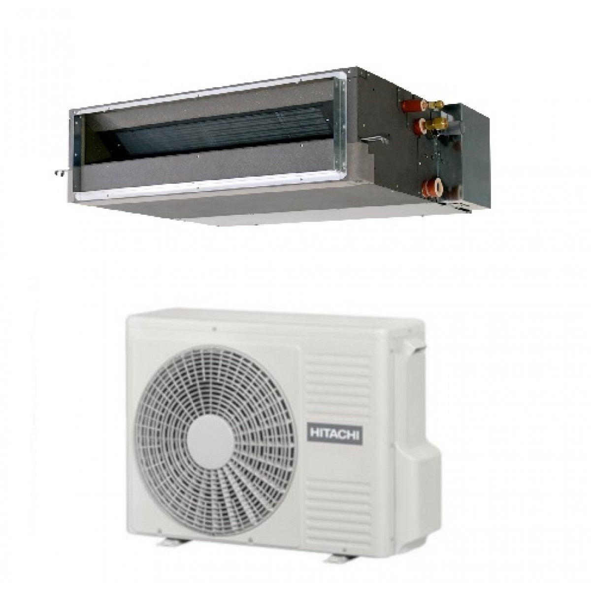 Condizionatore Climatizzatore Hitachi Monosplit Inverter Canalizzato Bassa Prevalenza R32 RAD-50RPE 18000 BTU Wi-Fi Optional