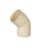 Curva a 45° colore AVORIO vari diametri