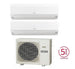 Hitachi Dual Split Performance R32 9000+12000 BTU Air Conditioner with RAM-53NP2E Wi-Fi Optional **PROMO**