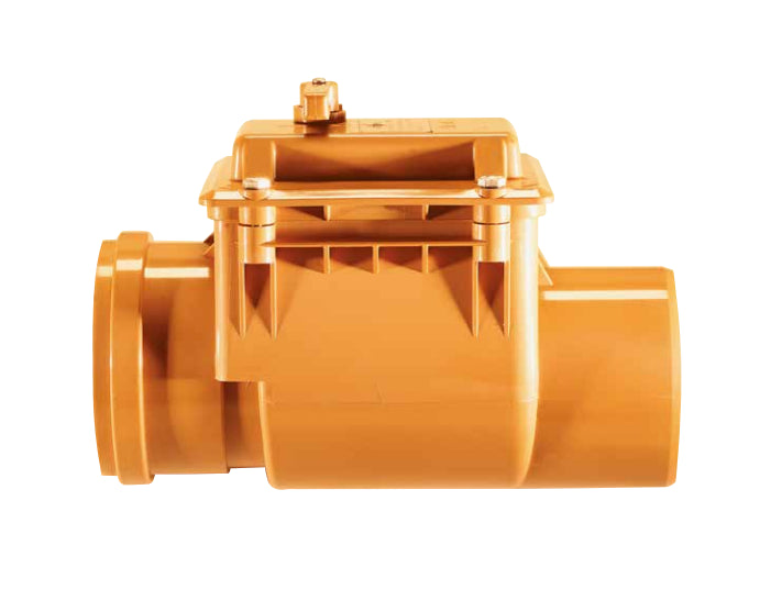 Clapet anti-retour orange avec joint et levier