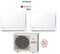Condizionatore Climatizzatore Hitachi Dual Split Akebono a Pavimento R32 9000+12000 BTU Con  RAM-G43N2HA(B)E Wi-Fi Optional