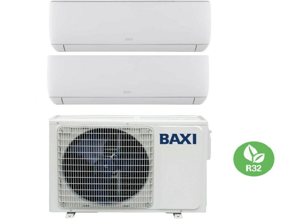 Condizionatore Climatizzatore Baxi Dual Split Inverter Astra R32 7000+9000 BTU Con LSGT40-2M Wi-Fi Optional